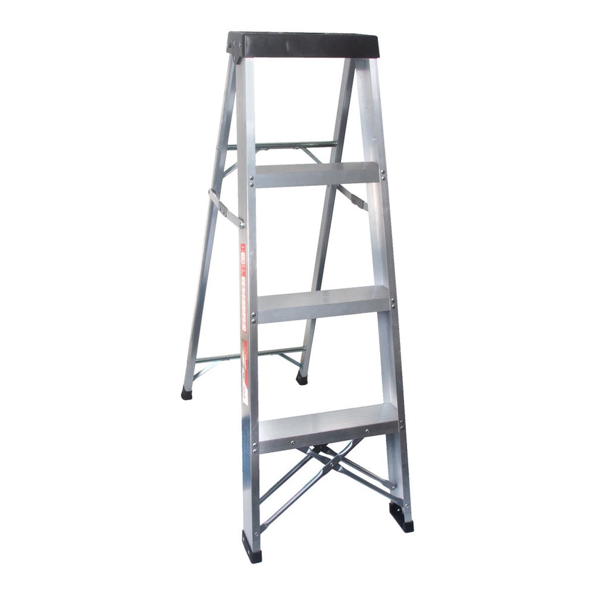 Tradequip Ladder 4 Step Aluminium