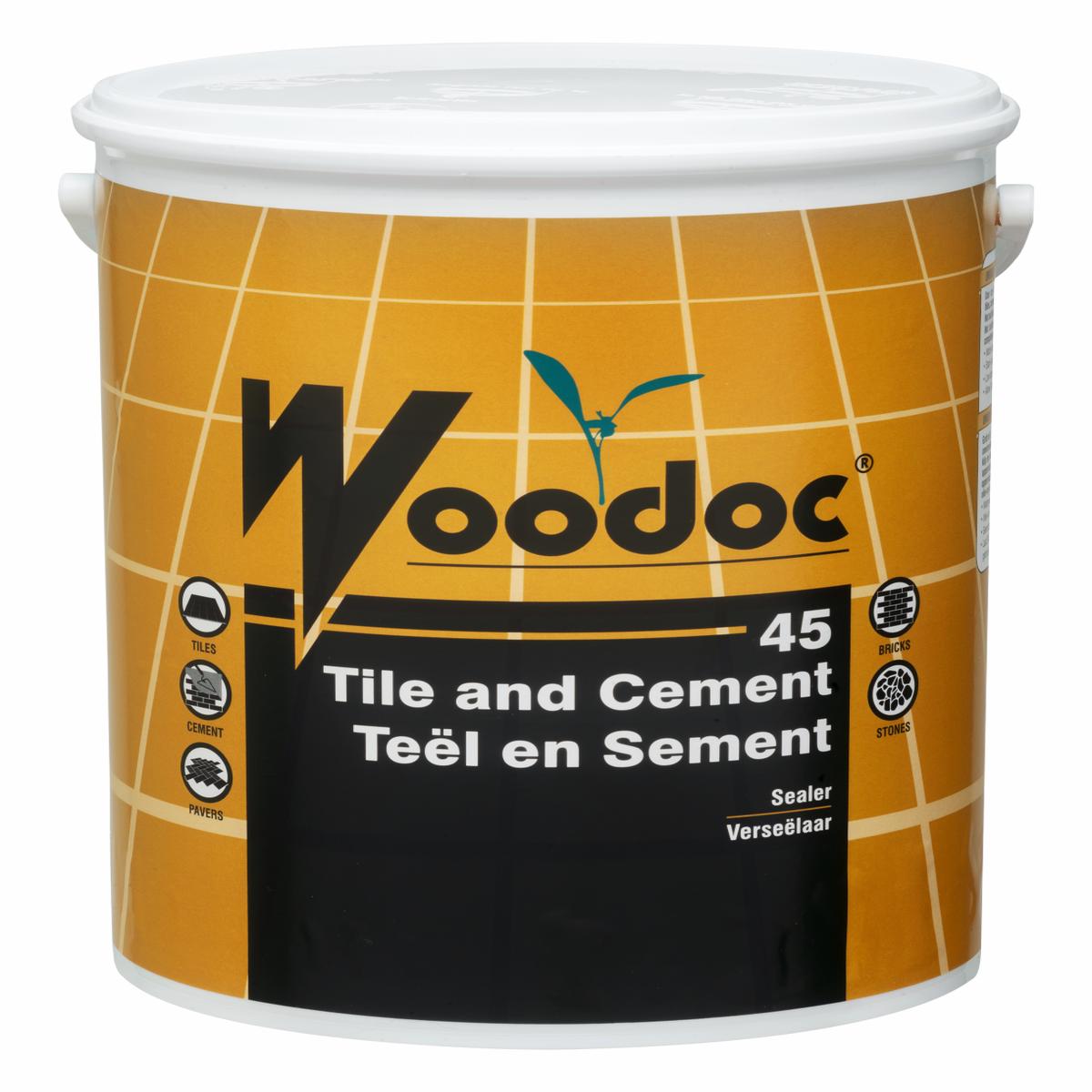 Woodoc 45 Tile And Cement Matt Sealer 5L Clear