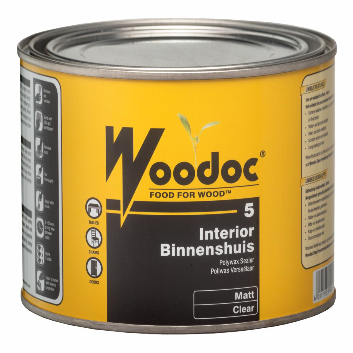 Woodoc 5 Indoor Wax Sealer 1L Matt
