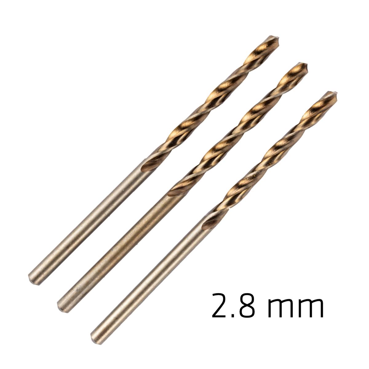Alpen HSS Sprint Master  2.8mm X3 Sleeved Din338 Alpen Drill Bit