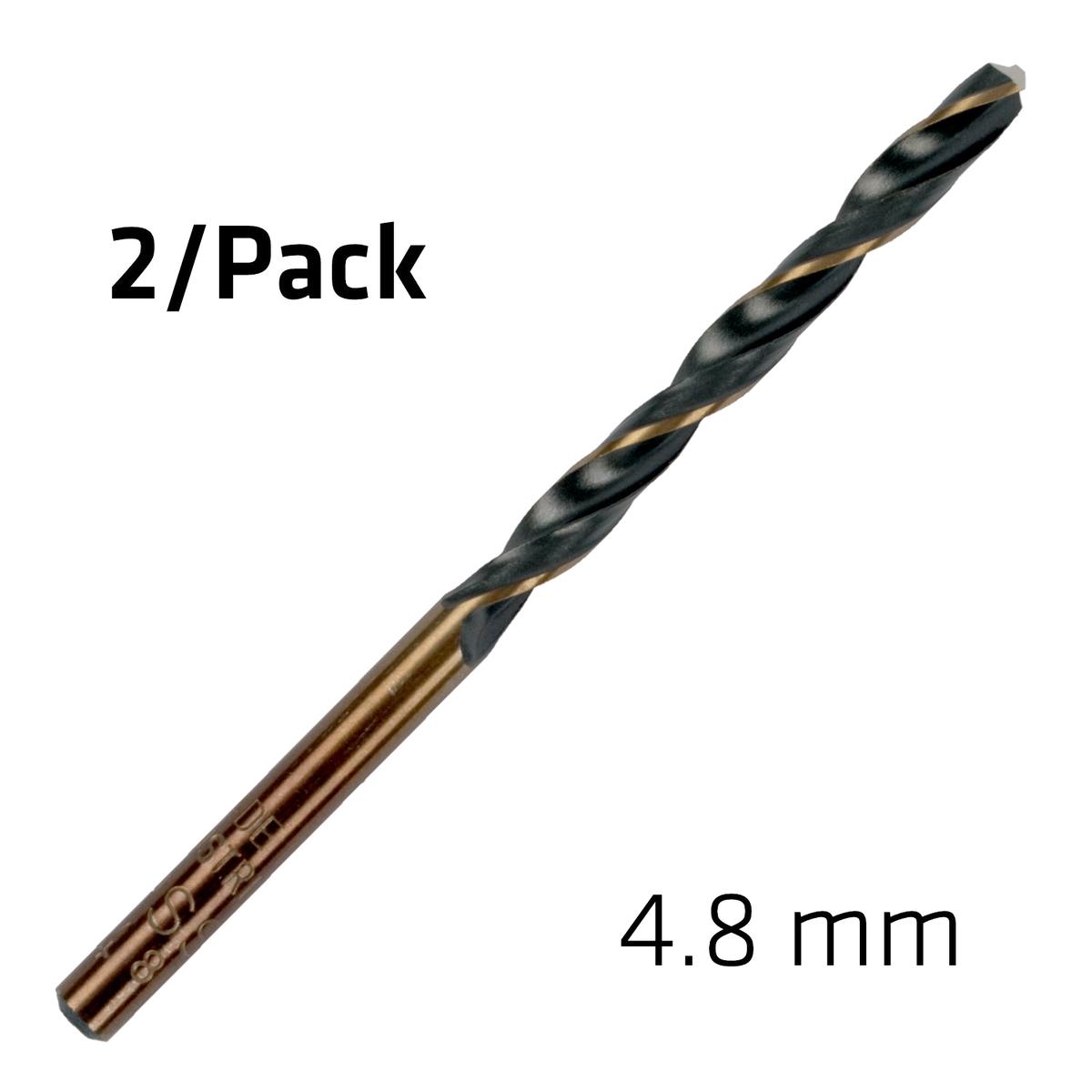 Alpen HSS Sprint Master  4.8mm X2 Sleeved Din338 Alpen Drill Bit