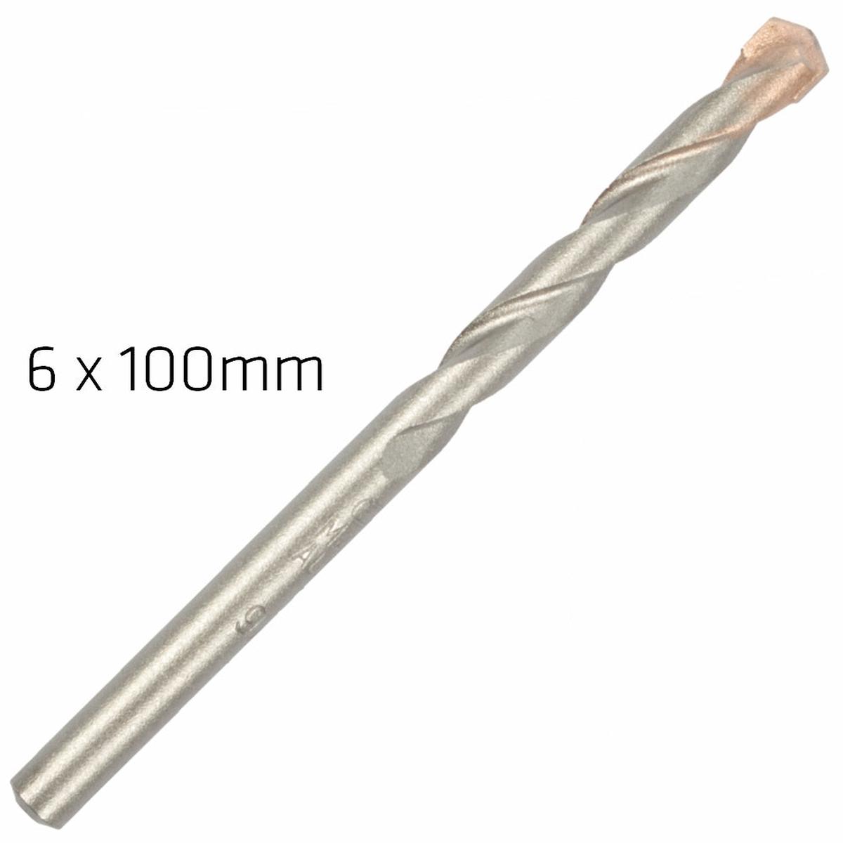 Alpen Masonry Drill Bit Long Life 6 X 100mm