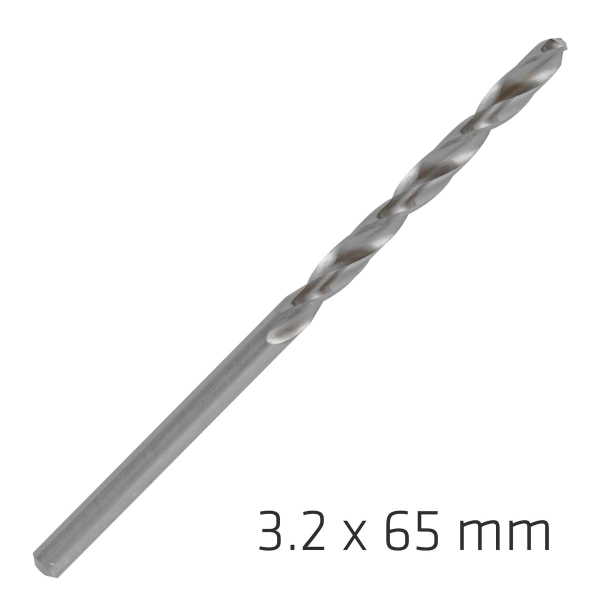Alpen Pro HSS 3.2mm Drill Din 338 Rn 135 Split Point Plastic Wallet  (