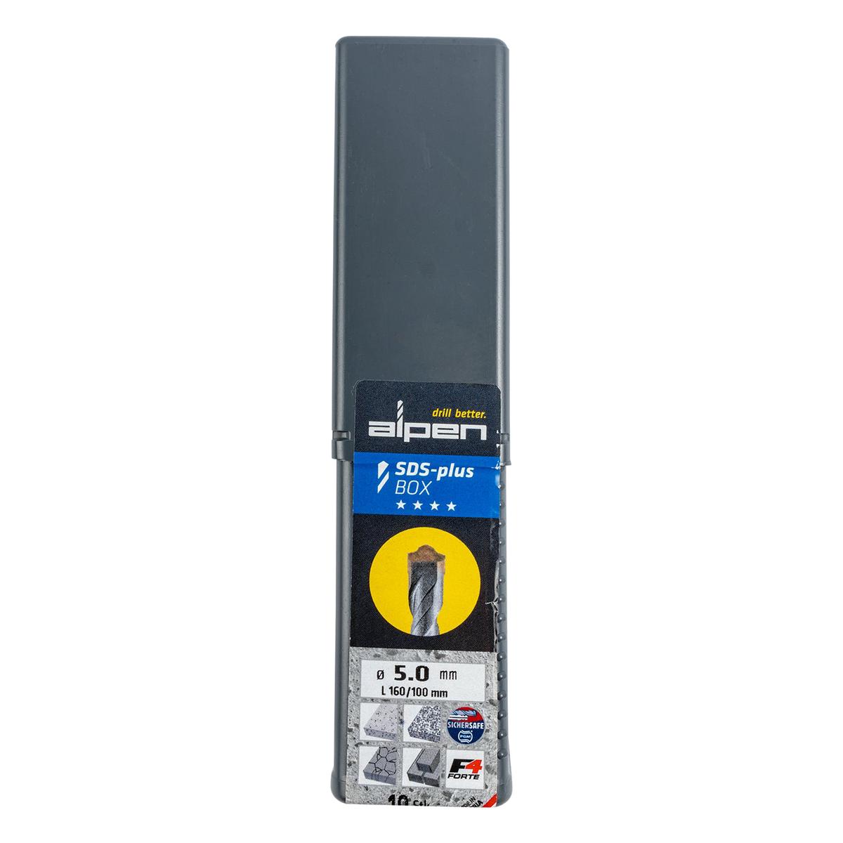 Alpen SDS Plus Hammer F4 160 X 100 5mm Bulk