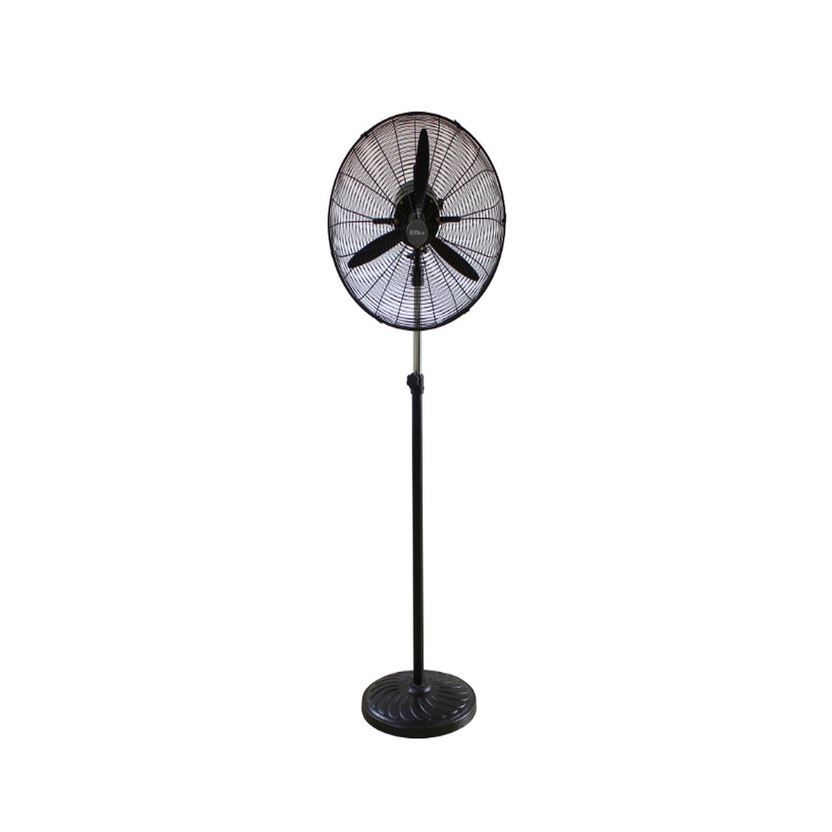 Alva Air 50Cm Metal Pedestal Fan Black 50W