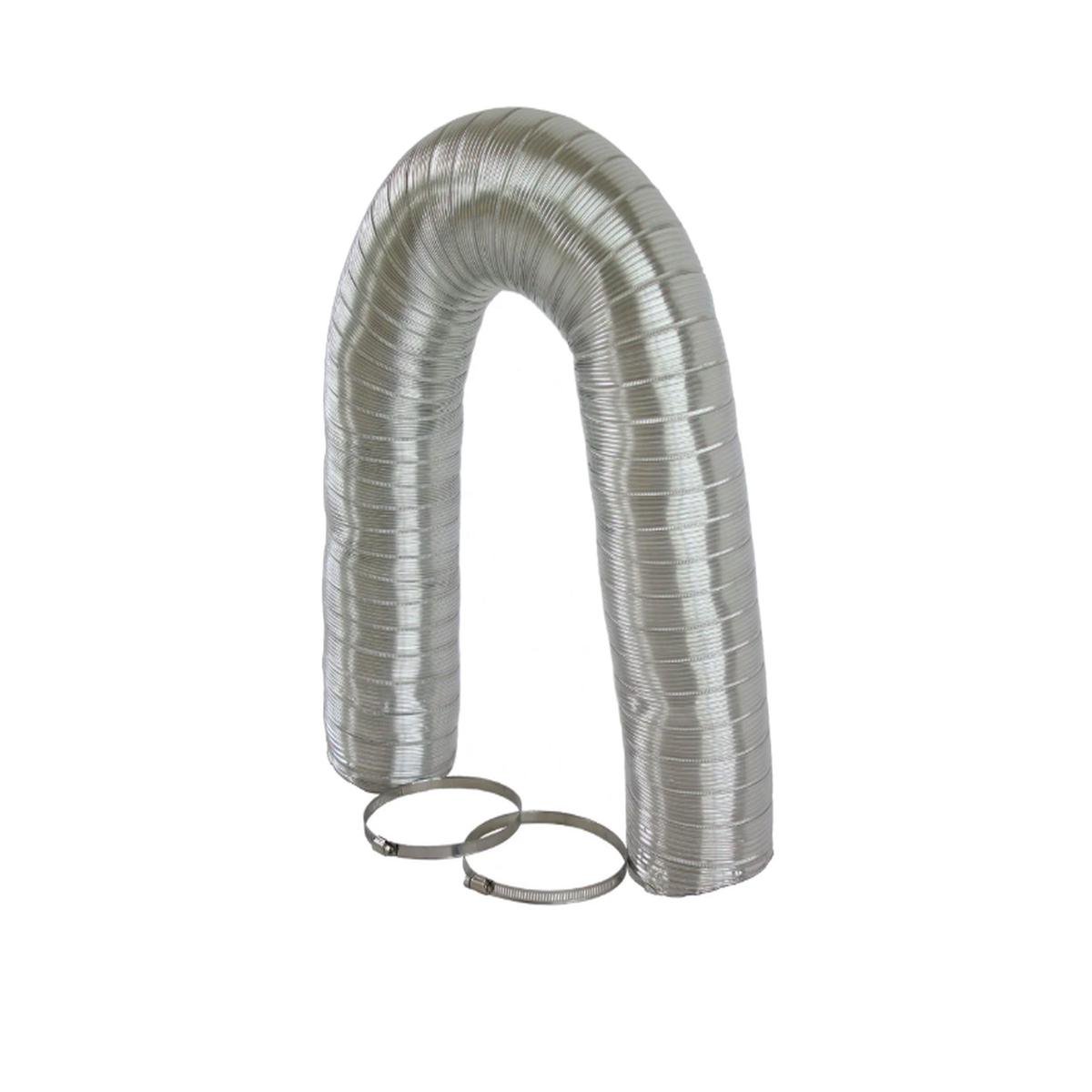 Alva Flue Pipe 120Mm,Extendable Length 600-1500Mm