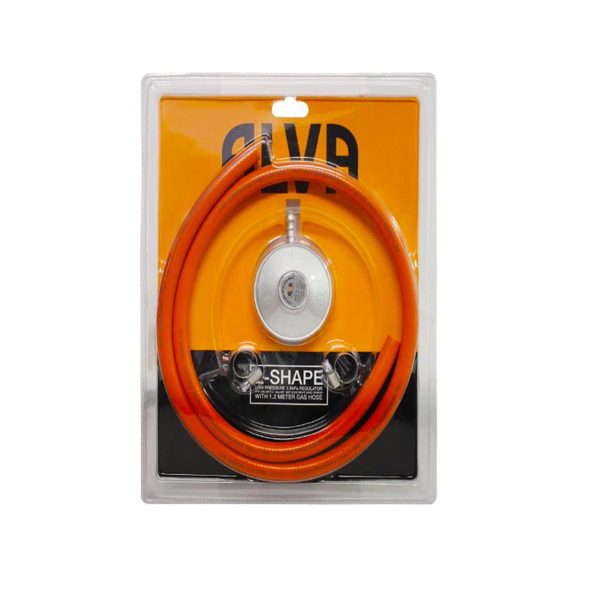 Alva L-Shape Hose & Regulator Blister Pack