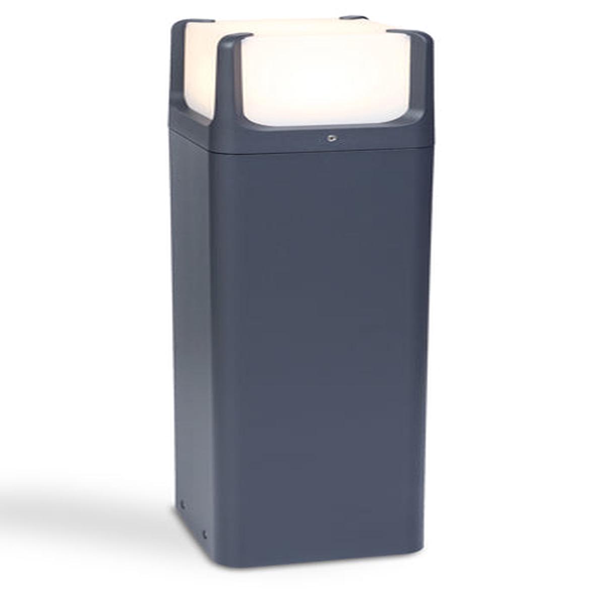 Eurolux Armor LED Bollard 9w Graphite