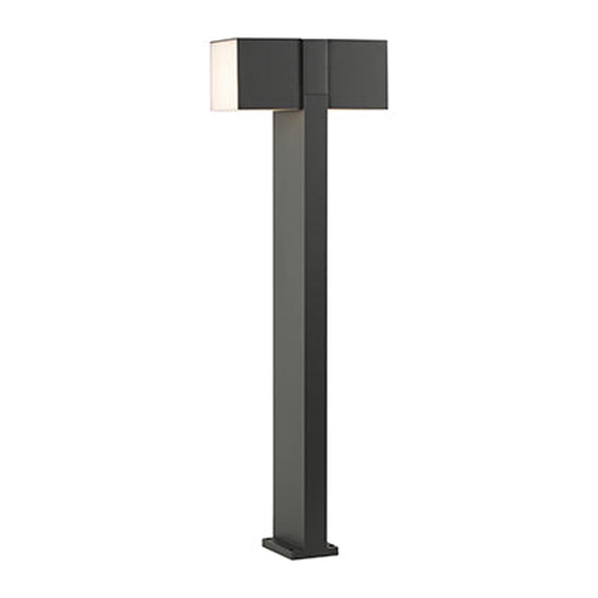 Eurolux Cuba Outdoor 2LT Bollard Grey LED 2×12.2w 3000K
