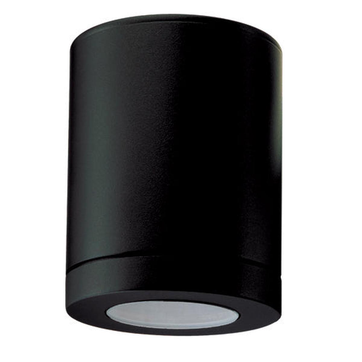 Eurolux Metro Round Outdoor Downlight 90mm Black