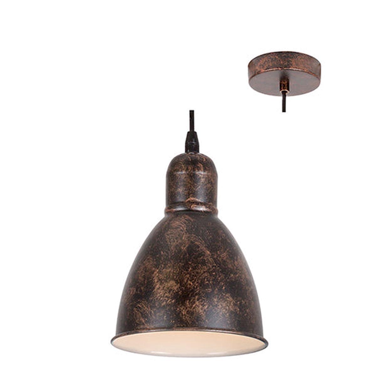 Eurolux Pendant Priddy 155mm Copper/White