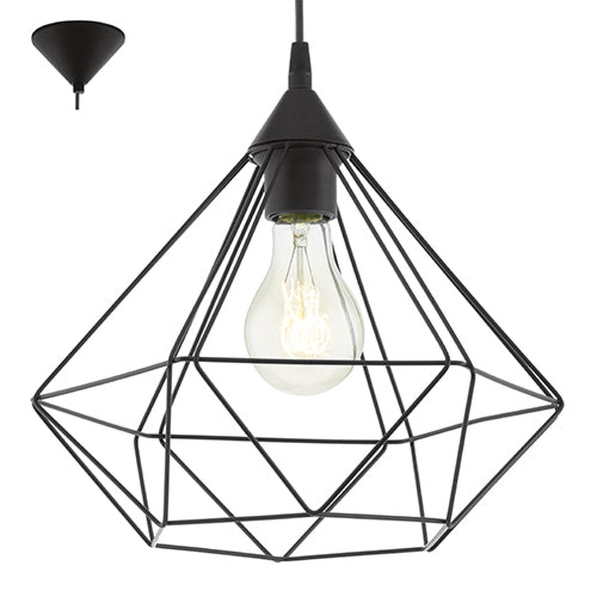 Eurolux Pendant Tarbes 325mm Black