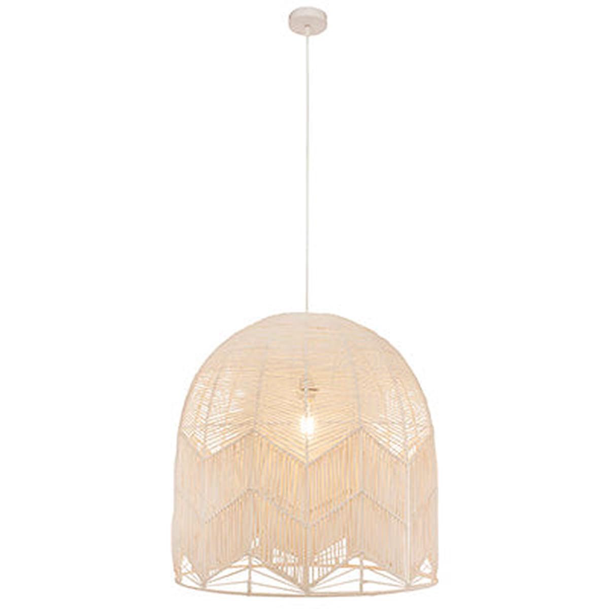 Eurolux Pendant Toulon W-450 White Woven Rattan E27 1x60w