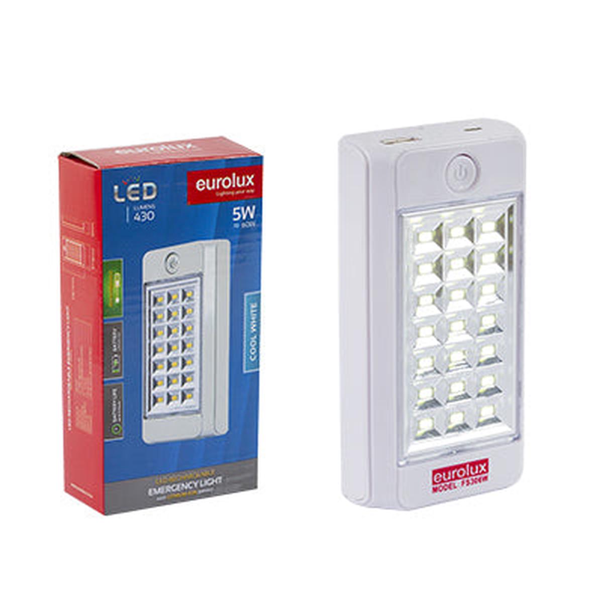 Eurolux Rechargeable Emergency Light LED 5W