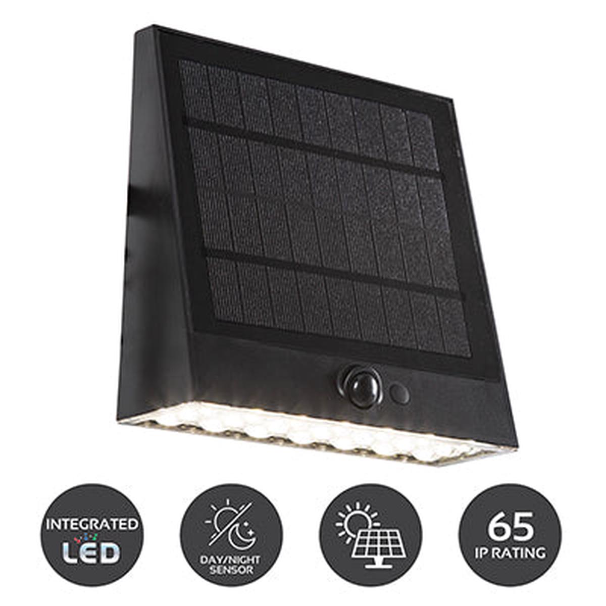 Eurolux Solar Foot Light Black