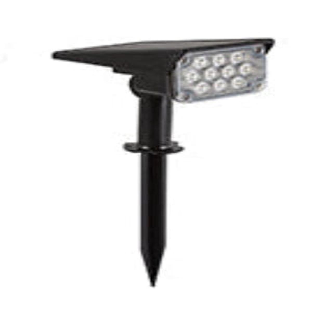 Eurolux Solar Garden Spotlight Adjustable Colour Temperature LED 4w