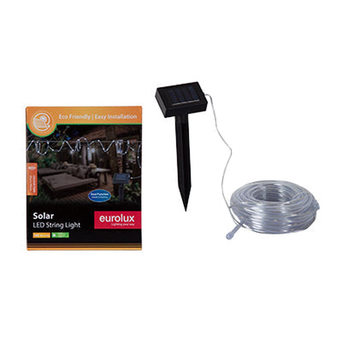 Eurolux Solar Rope Light Warm White