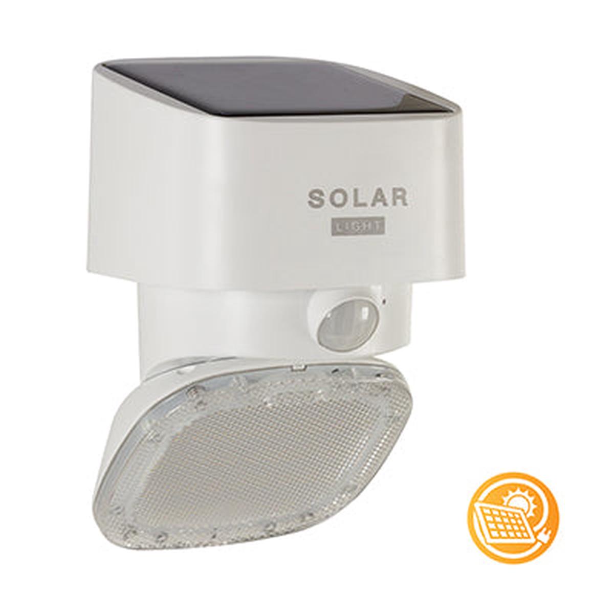 Eurolux Solar Wall Light Mars2 & Sensor White