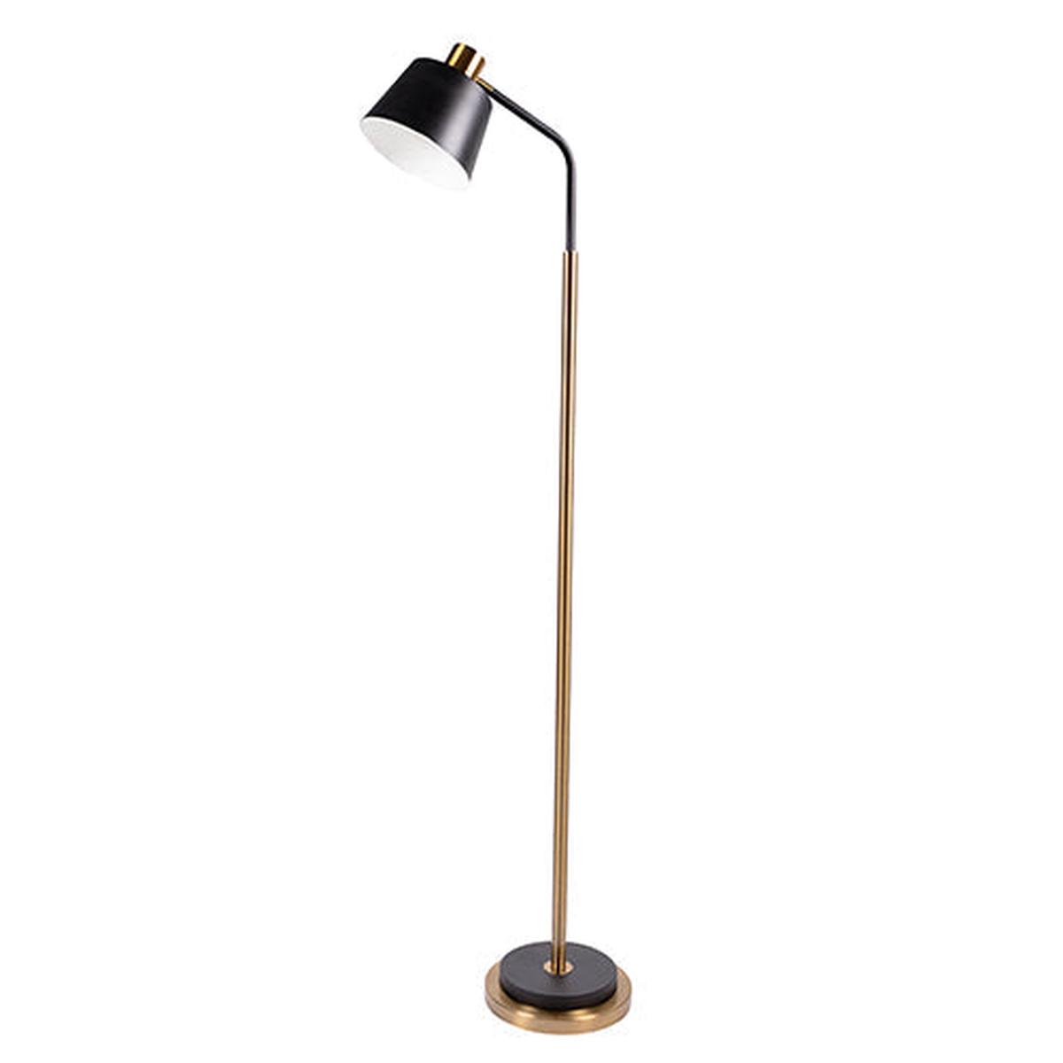 Eurolux Twilight Floor Light Black & Brass E27 1×40