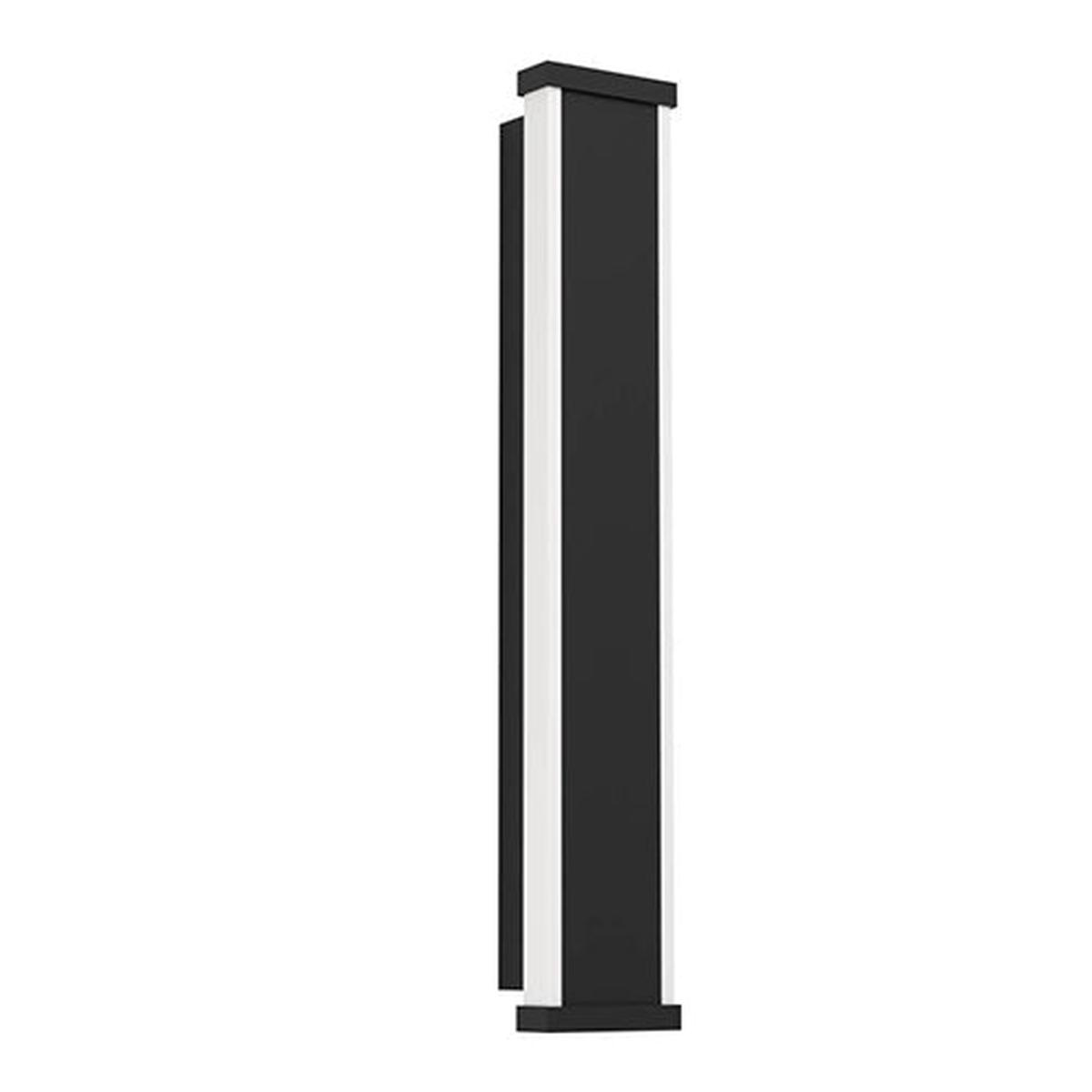 Eurolux Wall Light Neviano Outdoor Black Height 380mm