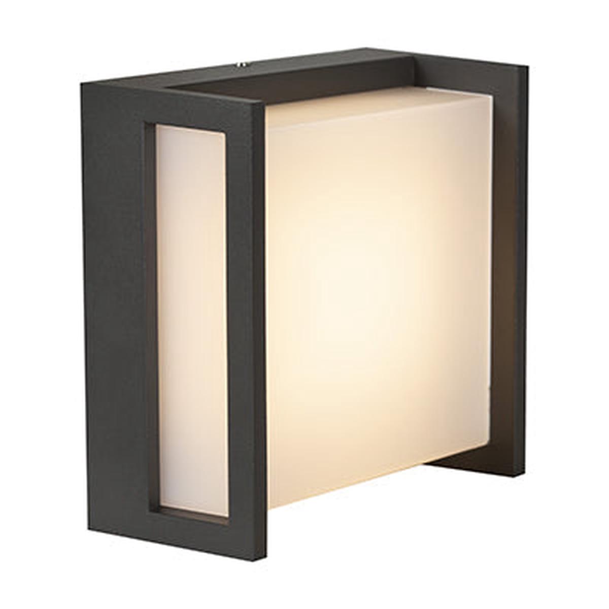 Eurolux Wall Light Qubo Outdoor Grey LED 9.5W 3000K