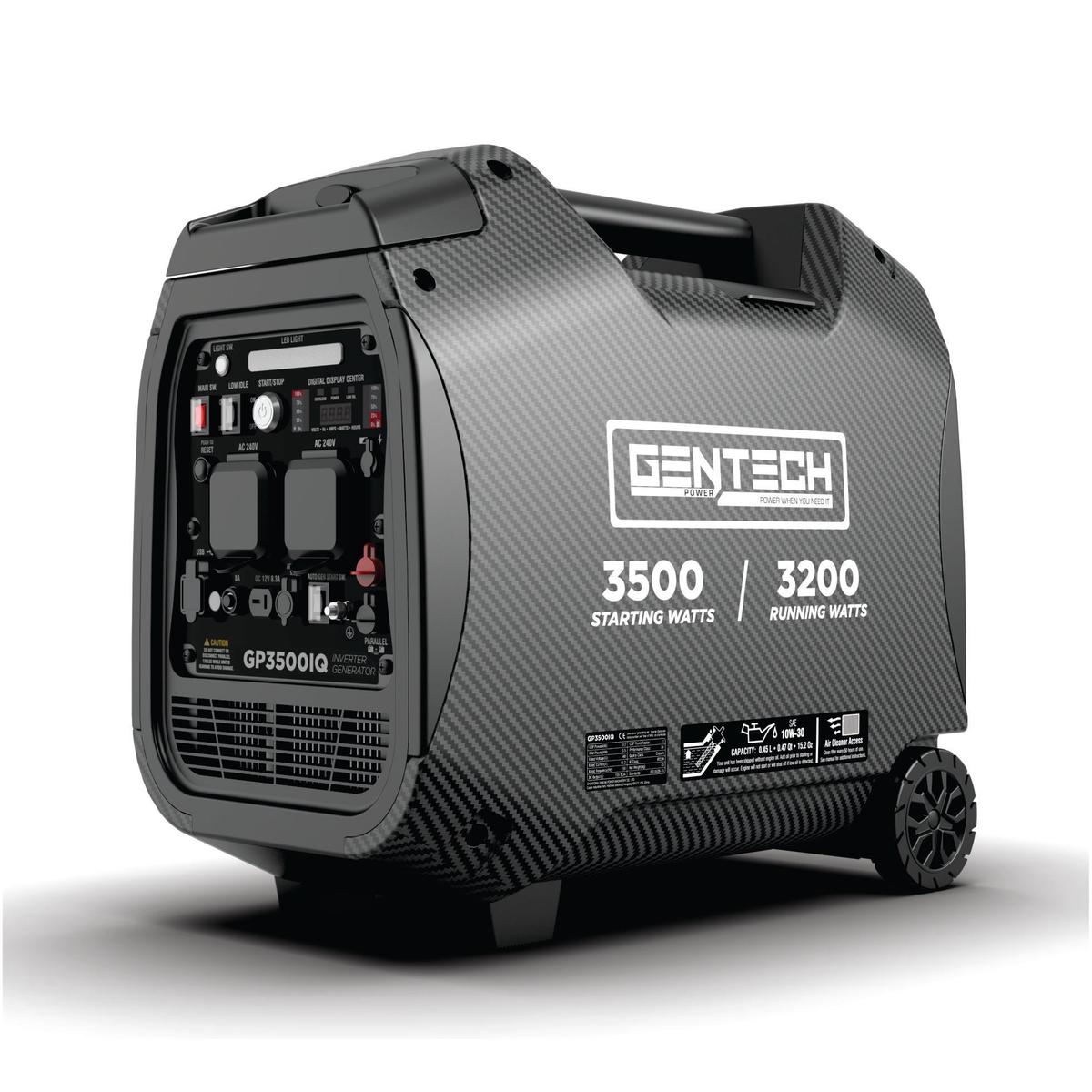 Gentech Power 3500-Watt Pure Sine Wave Inverter Generator