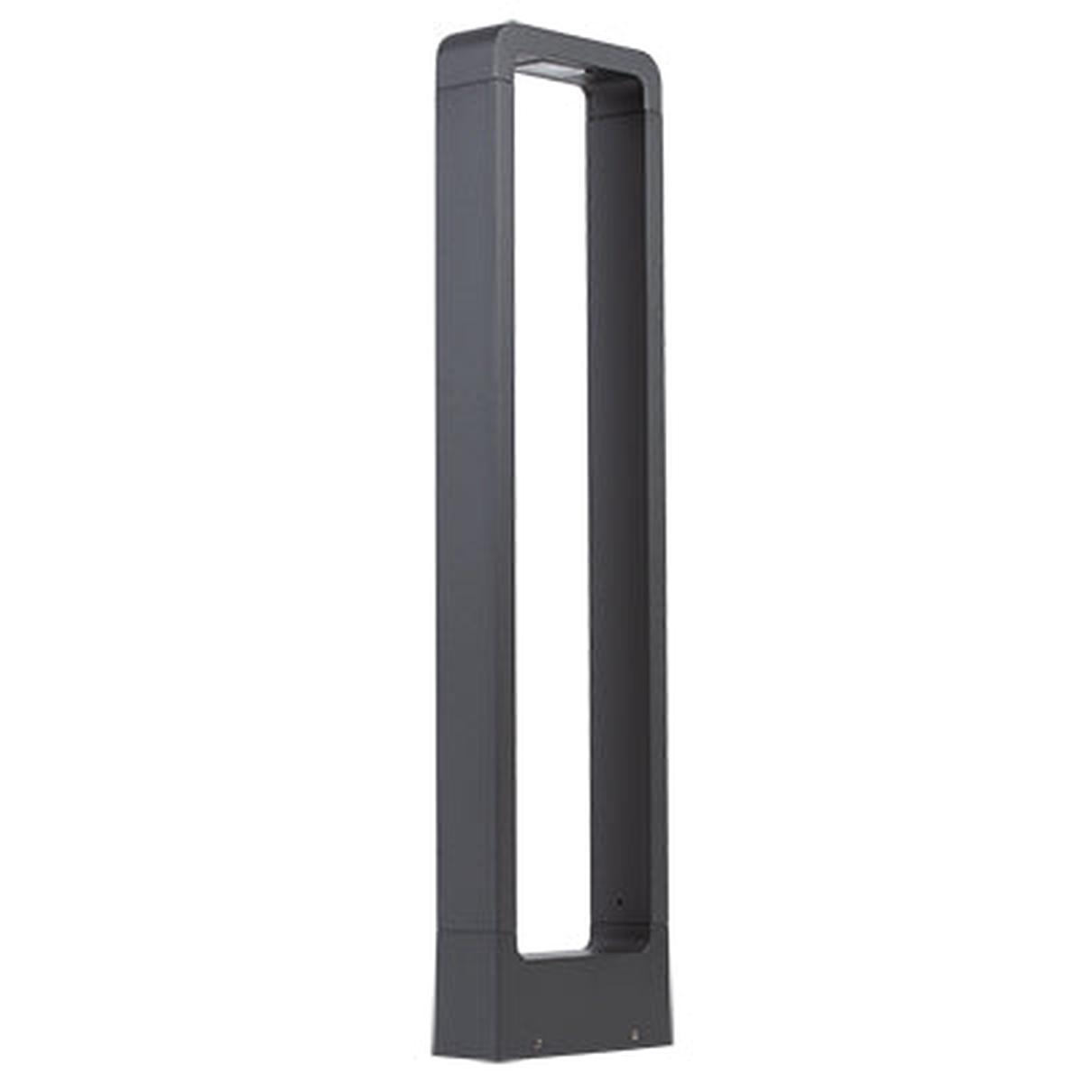 Radiant Bollard Aluminium Dark Grey LED 1x7w