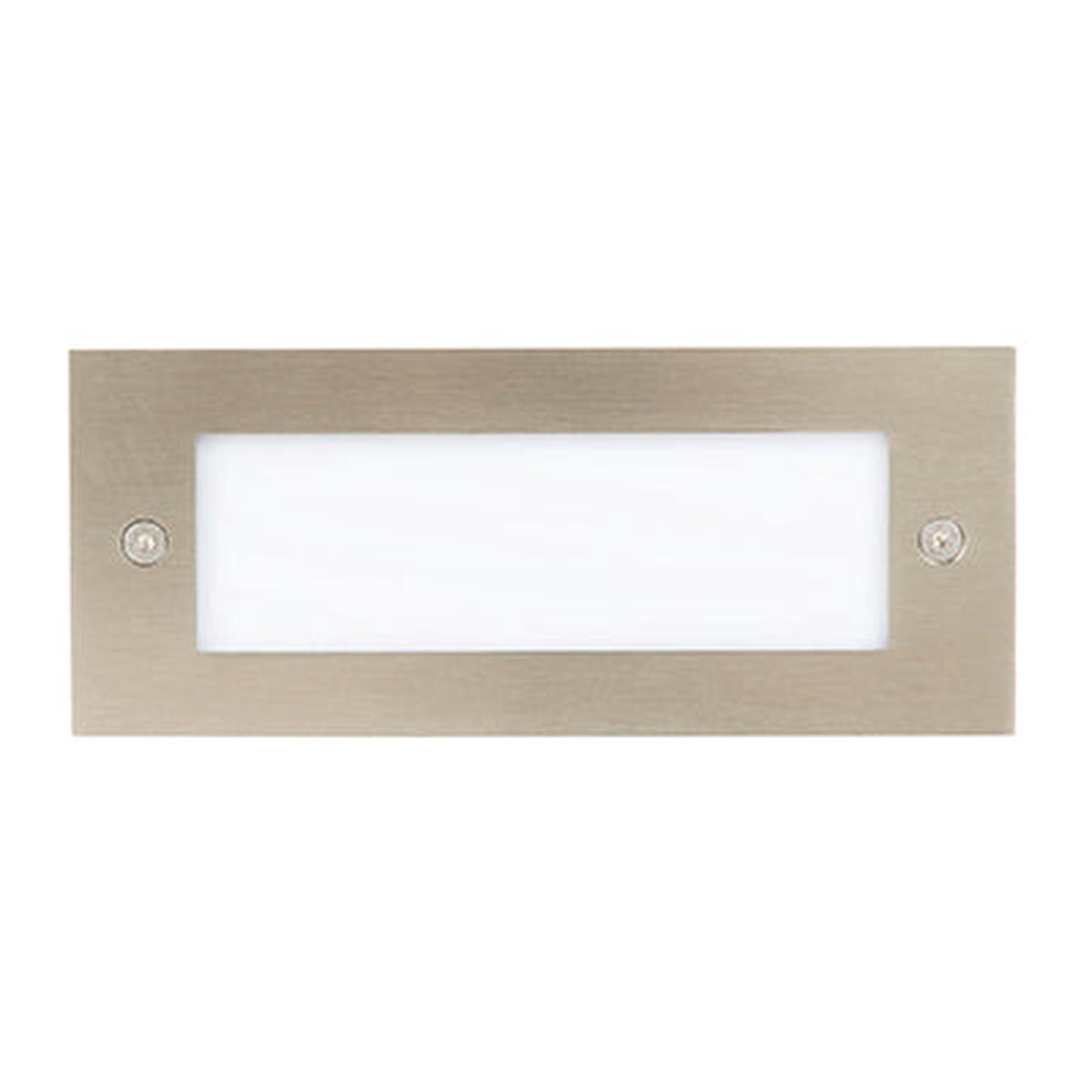 Radiant Foot Light Outdoor Recess Plain Satinless Steel LED 2.73w