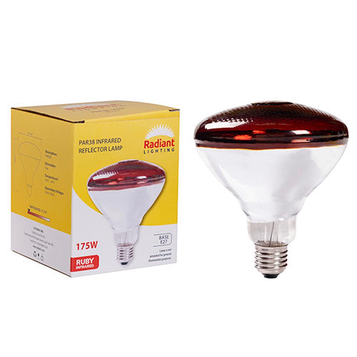 Radiant Infrared PAR38 E27 175W Ruby 3000h