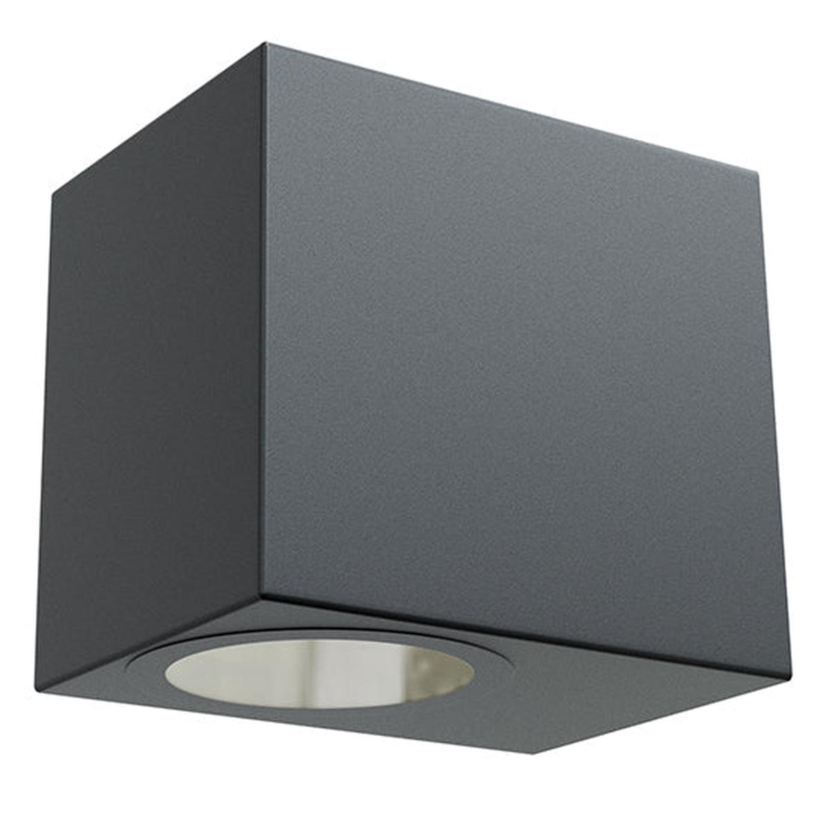 Radiant Wall Light Omni Outdoor Square Black LED 1x7w