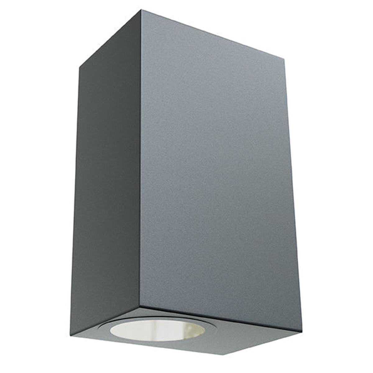 Radiant Wall Light Omni Outdoor Square Black LED 2x7w