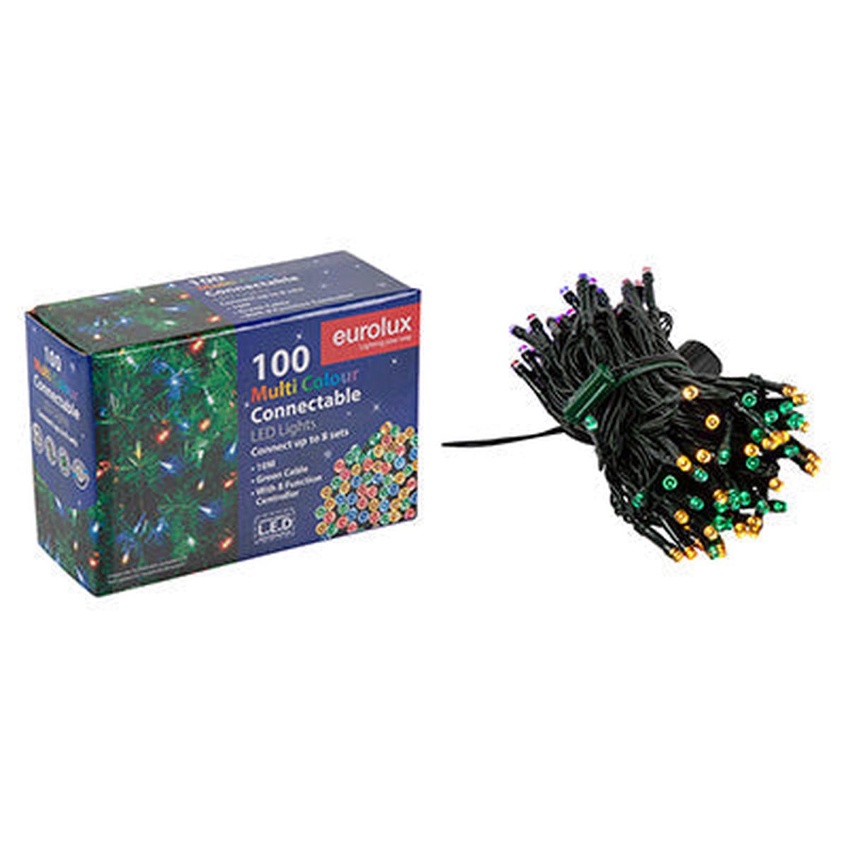 Eurolux 100 LED String Light 10M Multi Colour