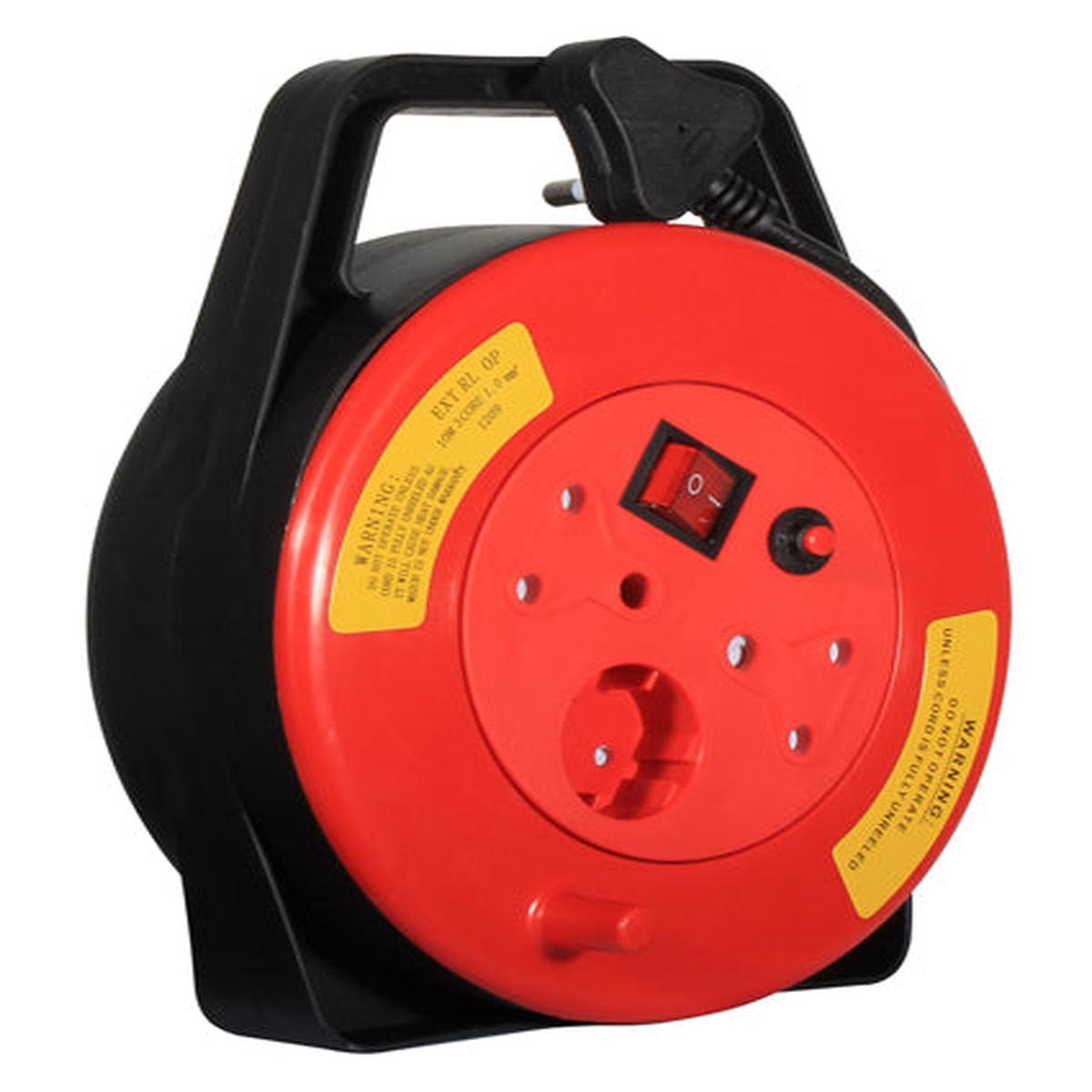 Eurolux 10m Extension Cable Reel Closed 1.00mm