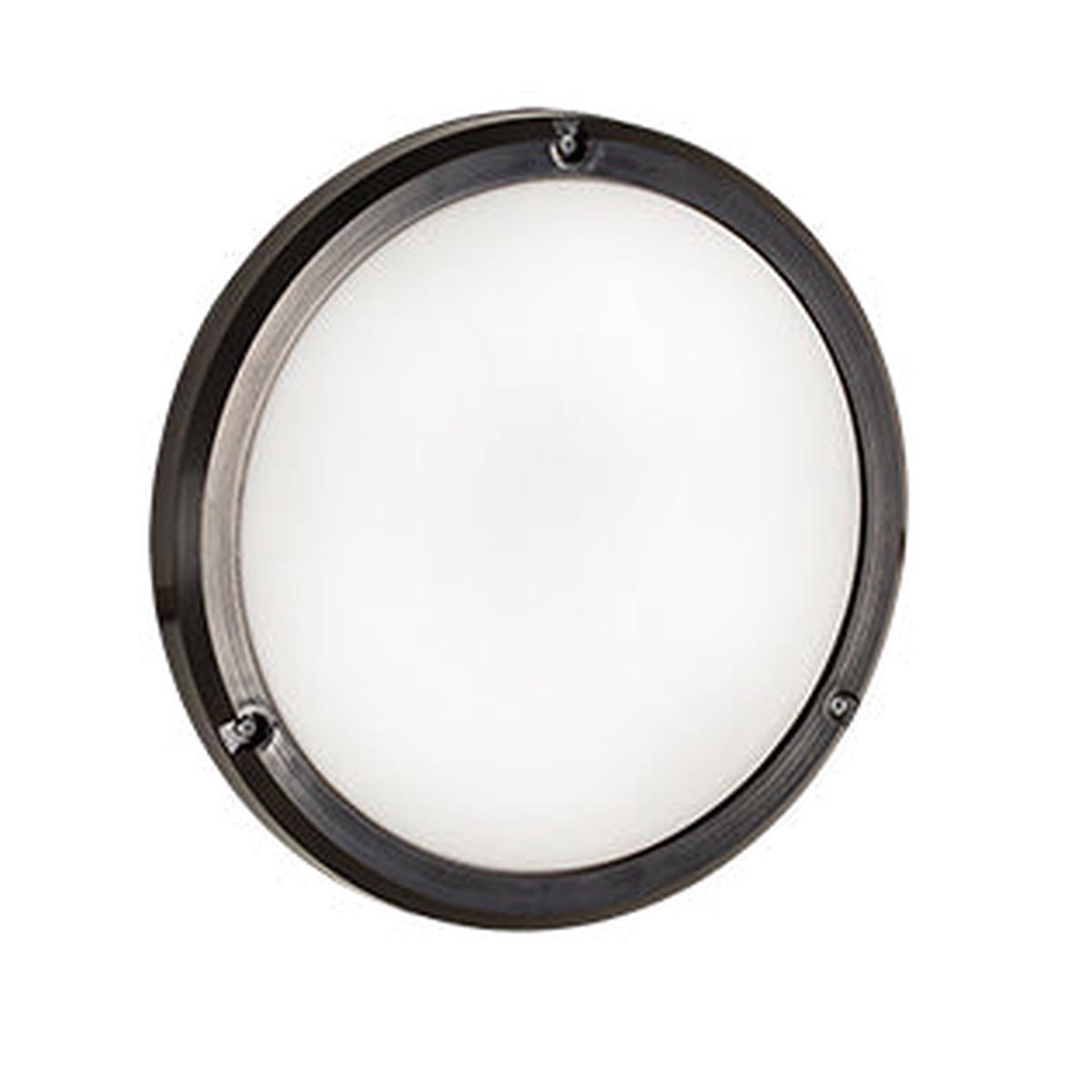 Eurolux ABS Bulkhead 270mm Black 1x15W