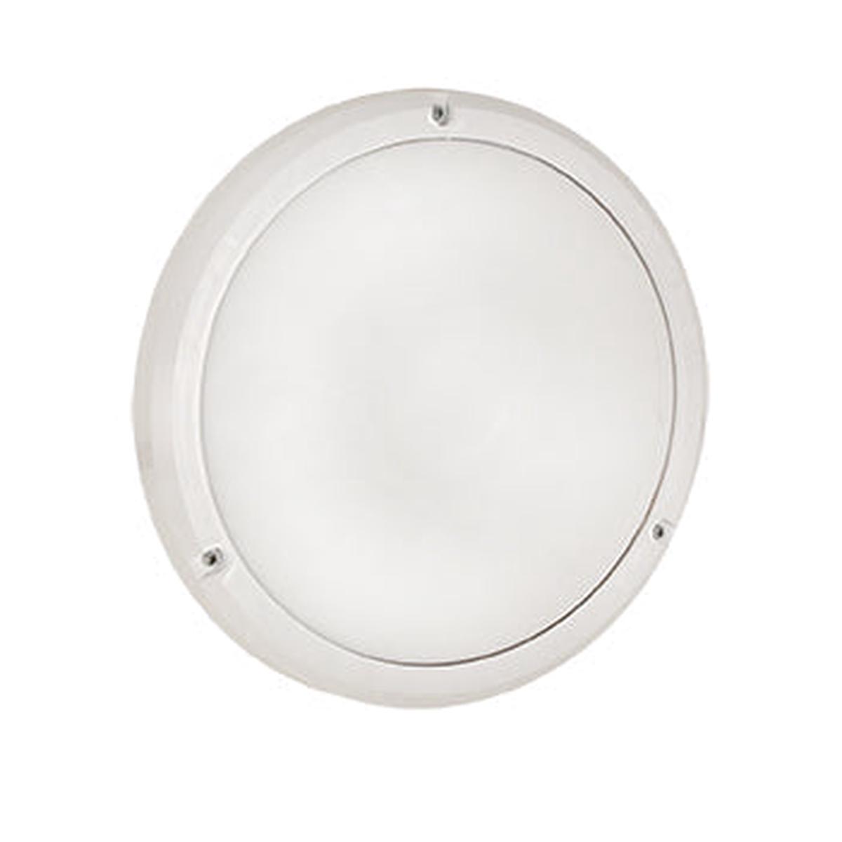 Eurolux ABS Bulkhead 270mm White 1x15W