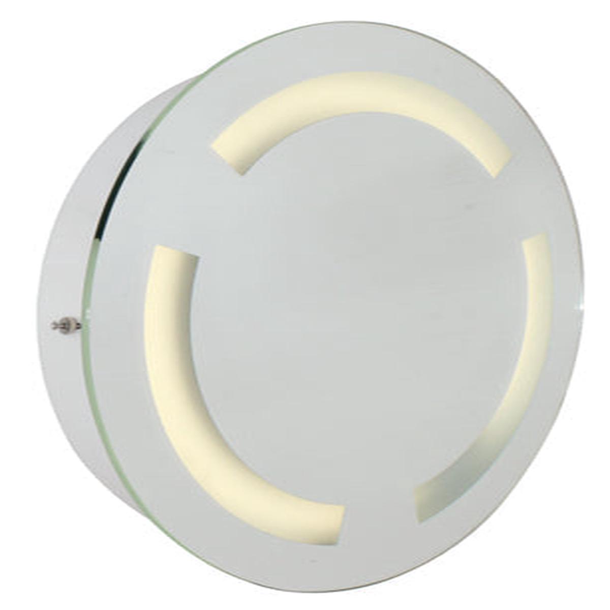 Eurolux Bathroom Mirror Wall Light Round 500mm White