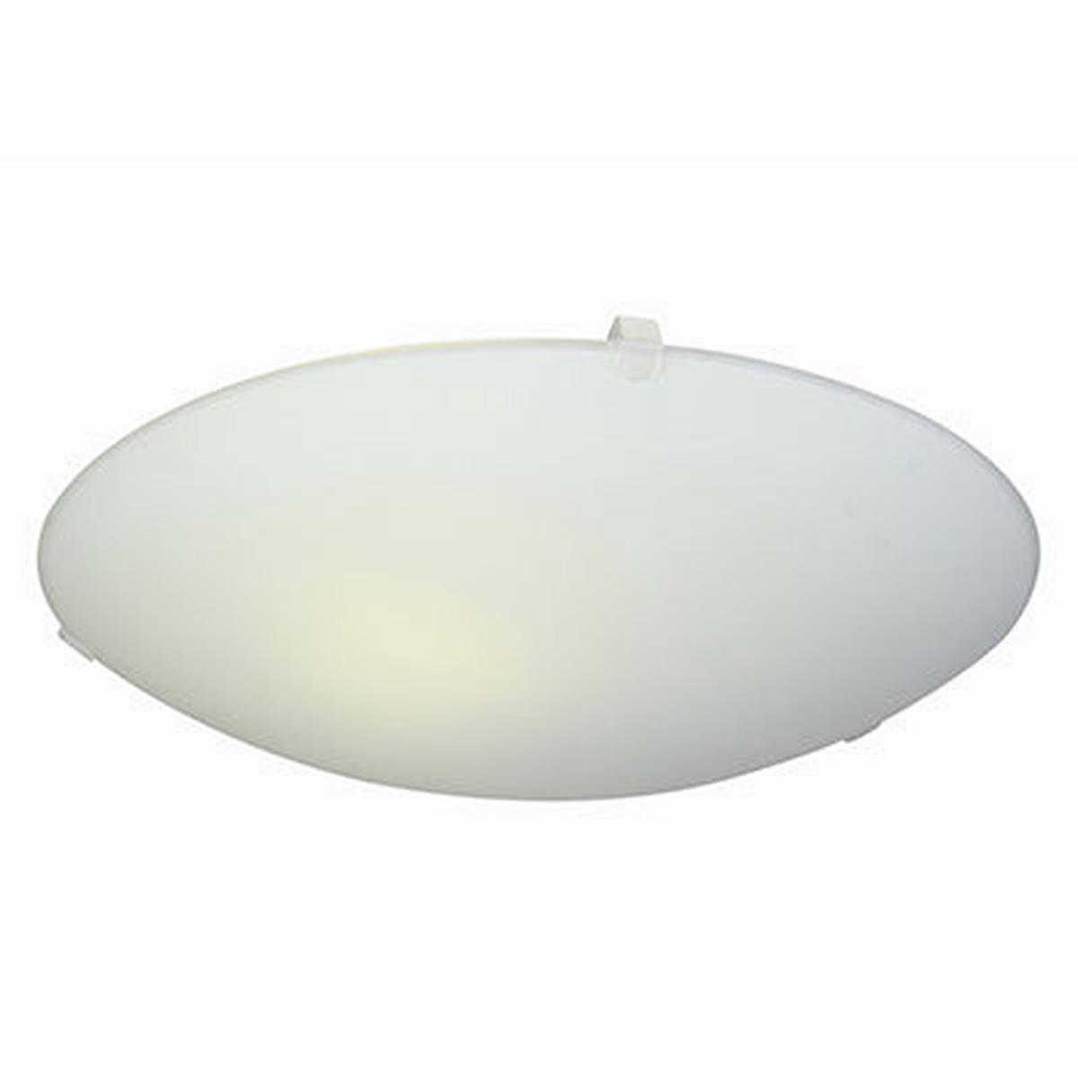Eurolux Ceiling Light 250mm Plain Design White E27 1x40w
