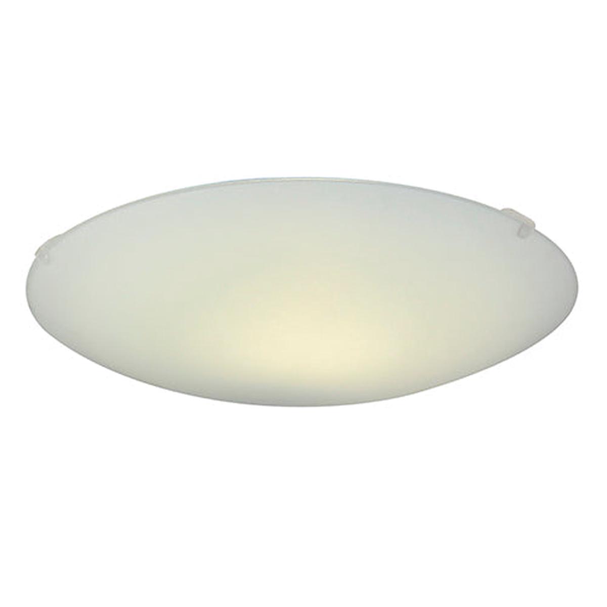 Eurolux Ceiling Light 300mm Plain Design White E27 1x40w