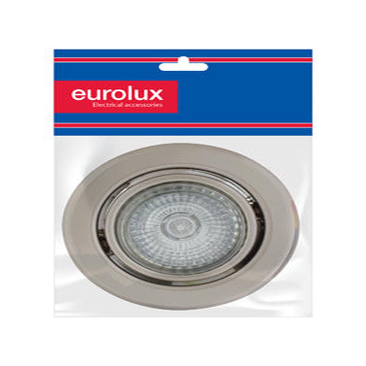 Eurolux Downlight GU10 PAR16 50W 220V Satin Chrome