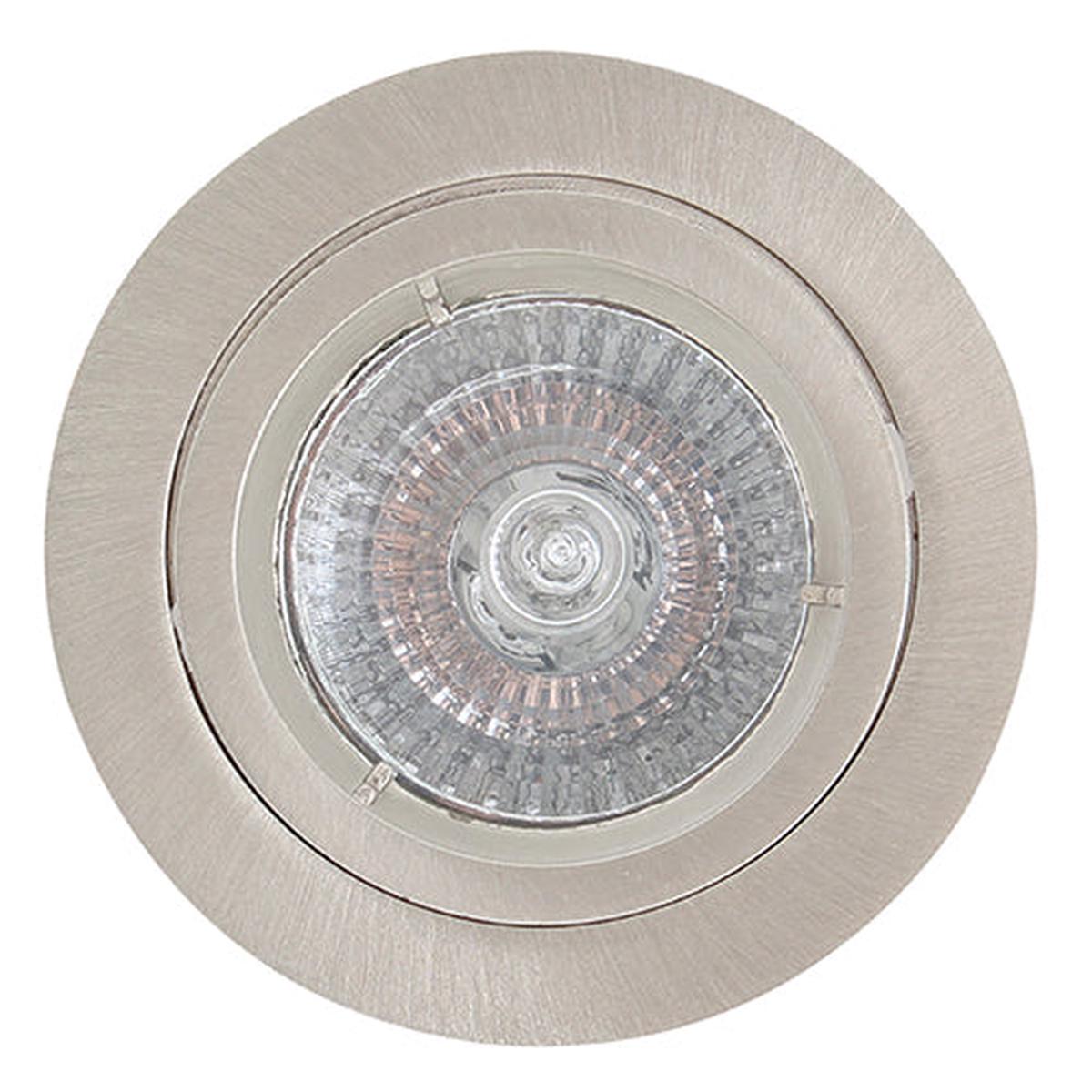 Eurolux Downlight Straight Twist 80mm Satin Chrome