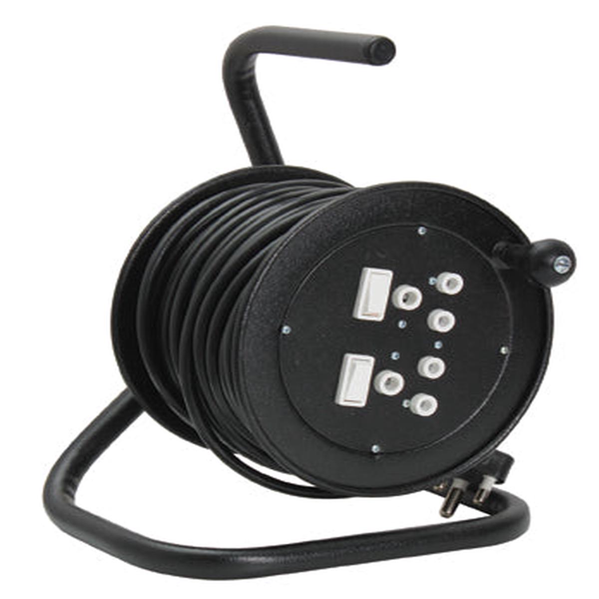 Eurolux Extension Reel 30m 1.5mm Steel Double