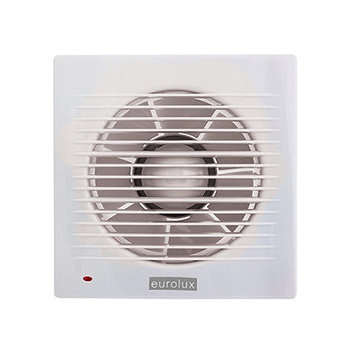 Eurolux Extractor Fan Square Wall 208mm White 25W