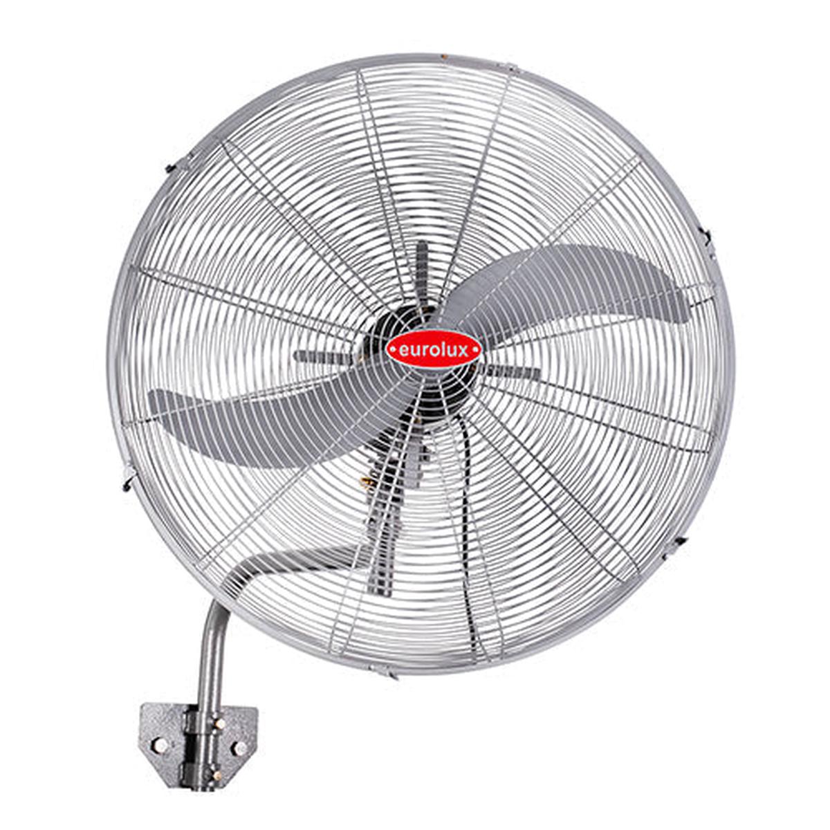 Eurolux Huricane Wall Fan 2 Blades Silver 230W