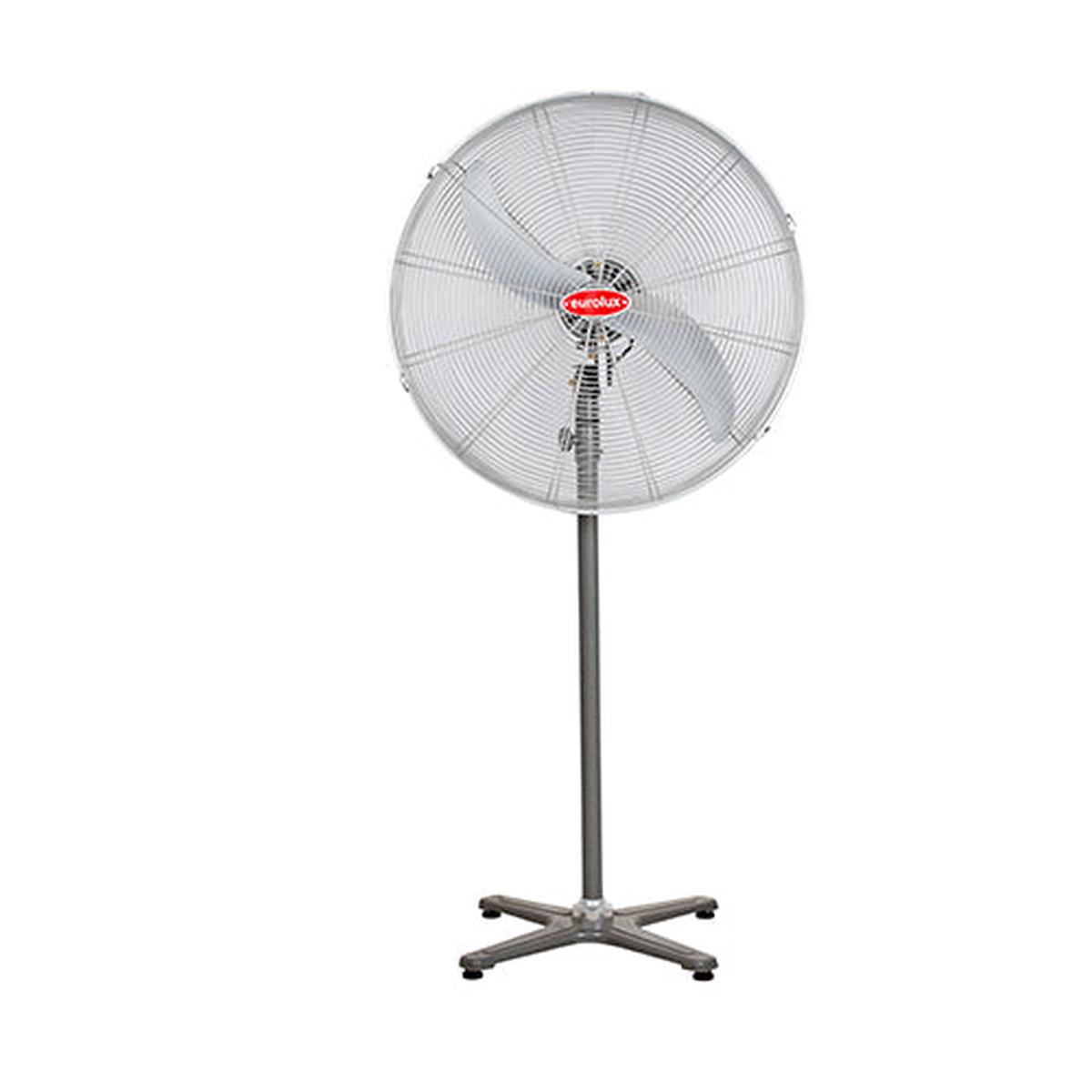 Eurolux Hurricane Standing Fan 2 Blades Silver 230W