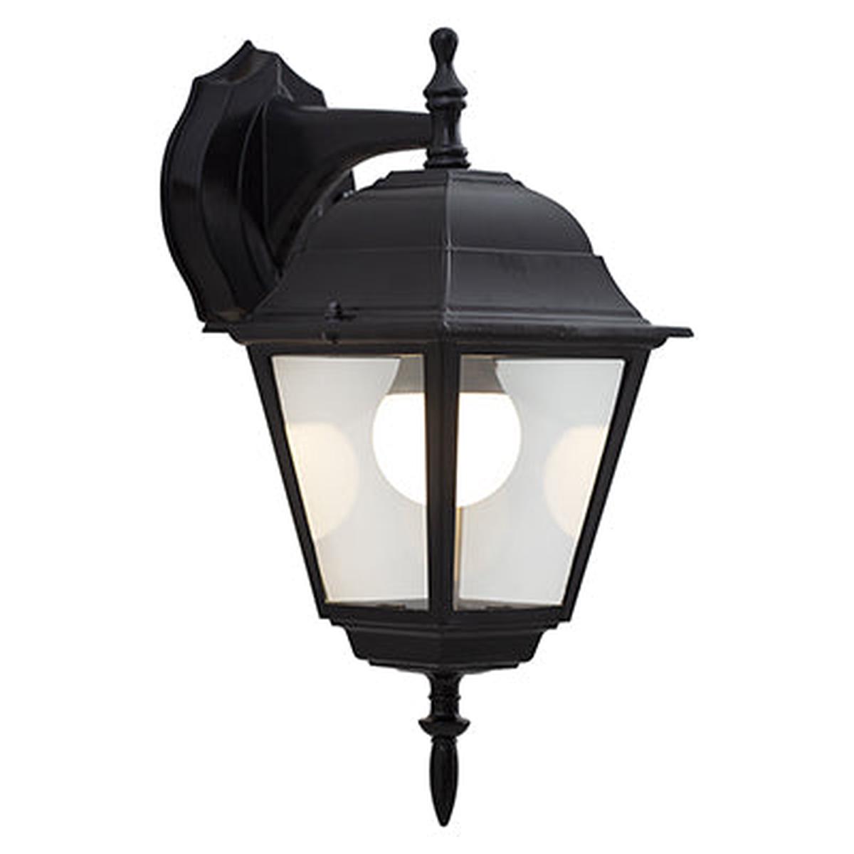 Eurolux Lantern 4 Panel Downfacing Black