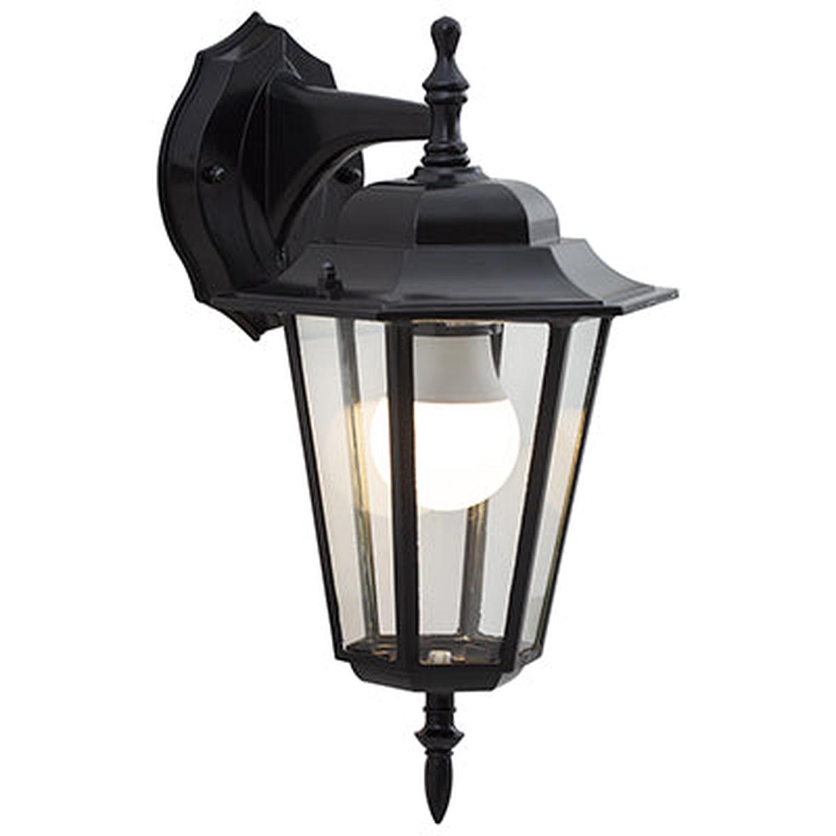 Eurolux Lantern 6 Panel Downfacing Black