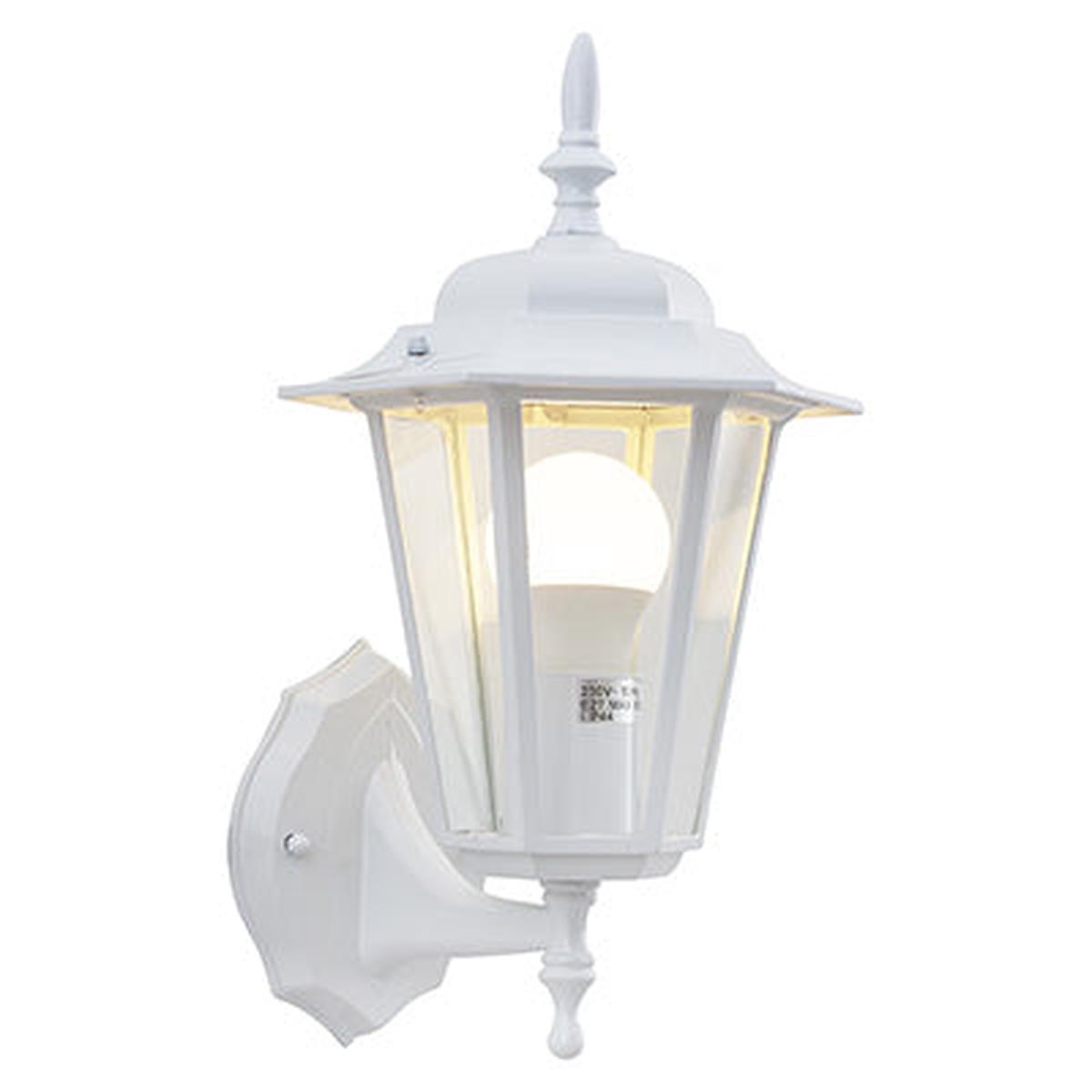 Eurolux Lantern 6 Panel Upfacing White