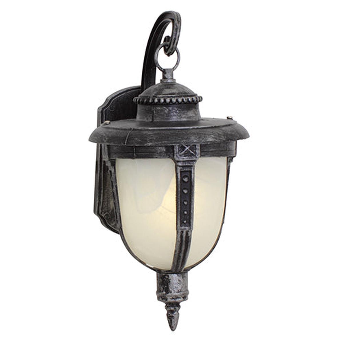 Eurolux Lantern Alabaster Downfacing Black/Silver