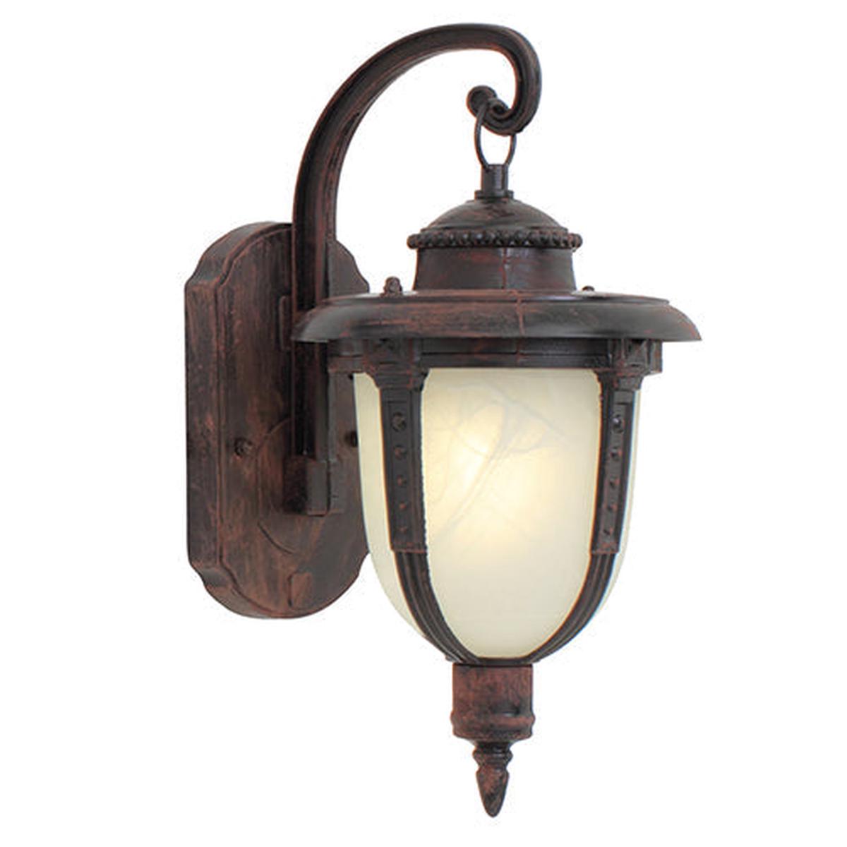 Eurolux Lantern Alabaster Downfacing Rust
