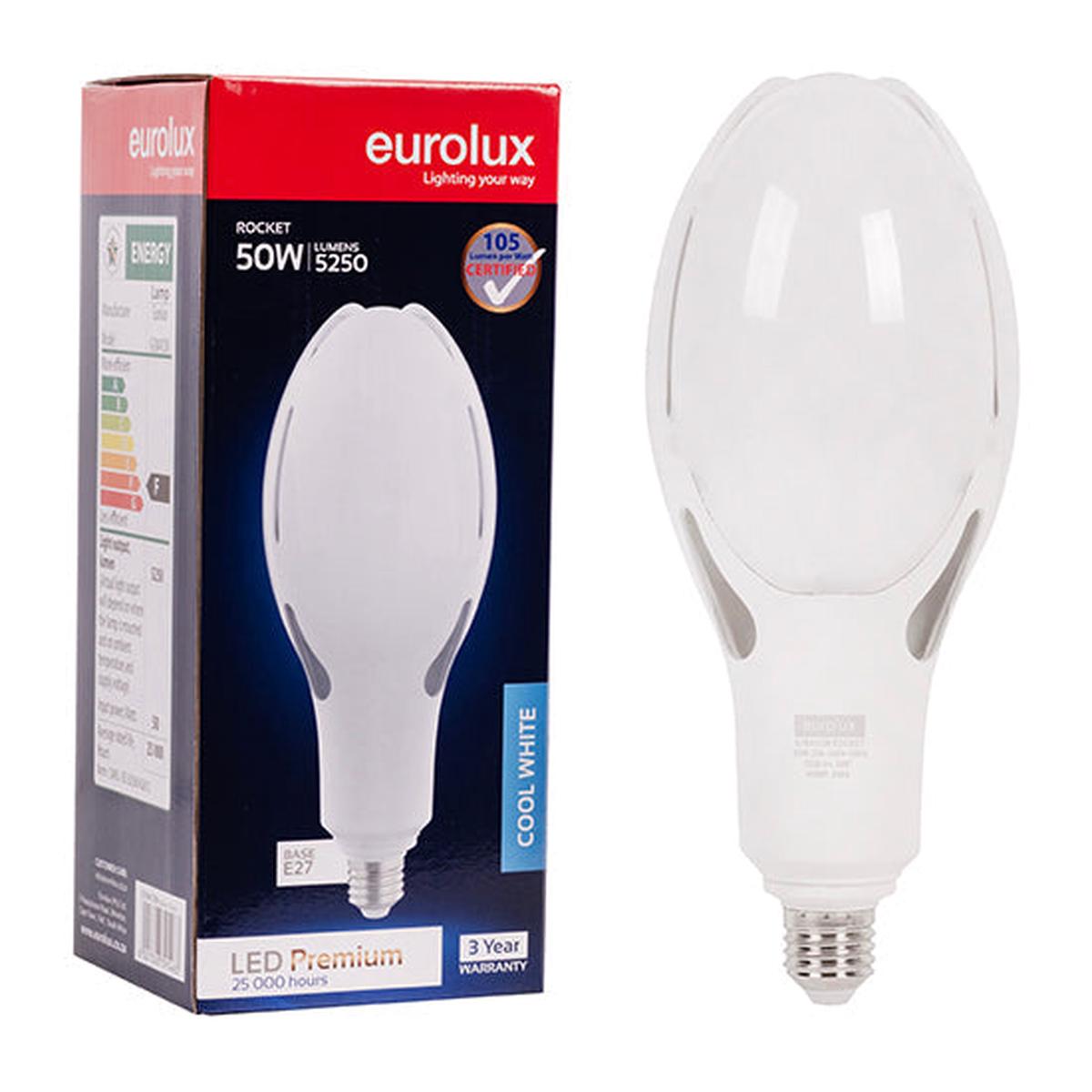 Eurolux LED Globe Rocket Premium 50W E27 4000K N